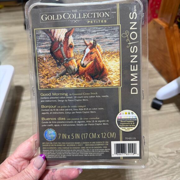 Dimensions Other - Dimensions Gold Collection Petites Good Morning Cross Stitch Kit